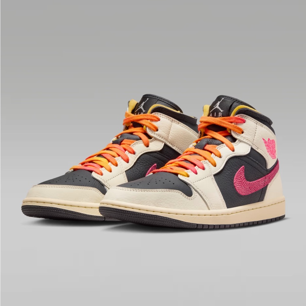Nike Air Jordan 1 Mid SE Edge Shoes Size 8.5